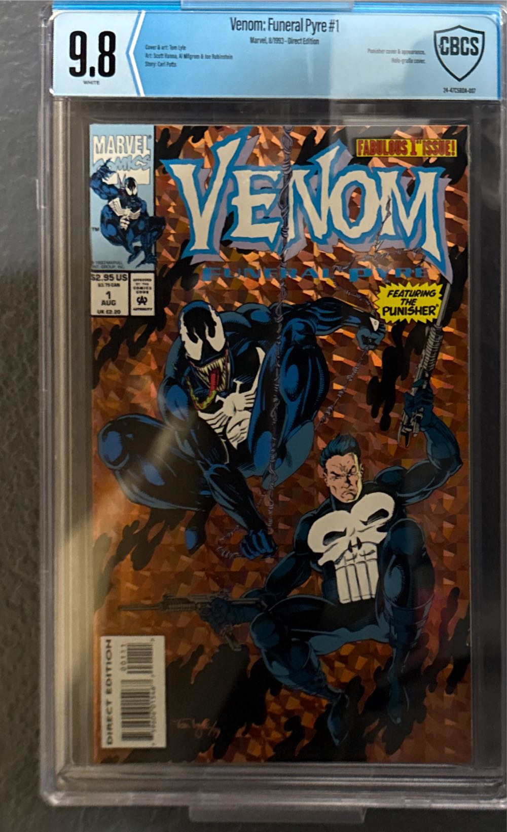 Venom: Funeral Pyre - Marvel (1 of 3 - Aug 1993) comic book collectible [Barcode 759606015467] - Main Image 2
