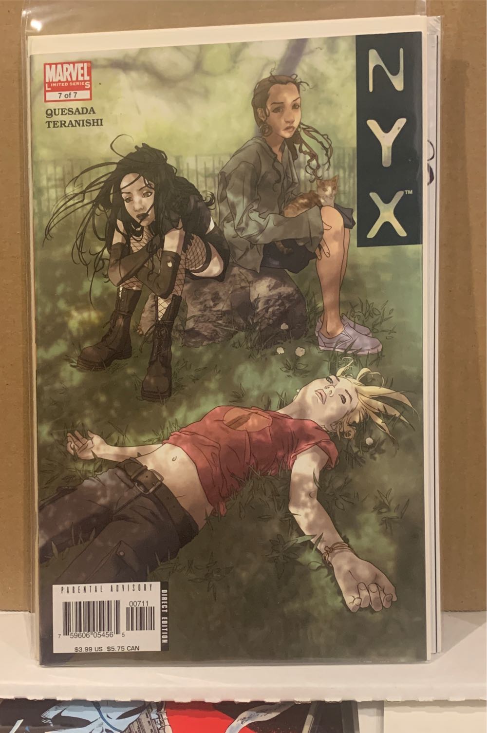 NYX #7 - Marvel Comics (7 - Oct 2005) comic book collectible [Barcode 75960605456500711] - Main Image 2