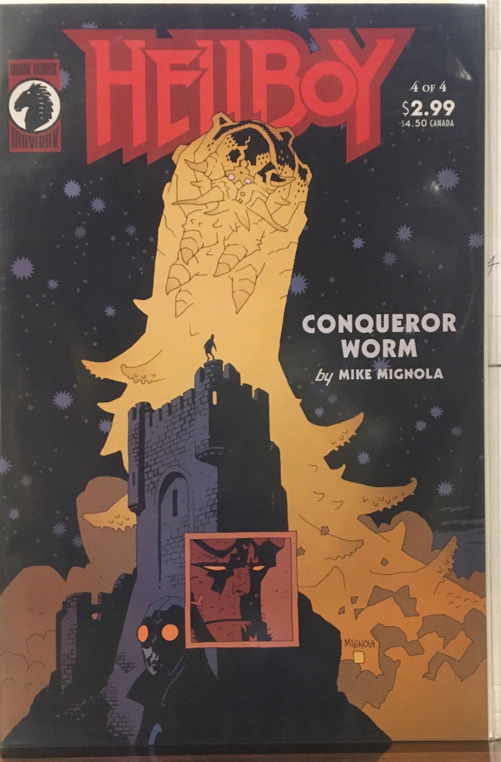 Hellboy: Conqueror Worm - Dark Horse Comics (4) comic book collectible [Barcode 76156898313500111] - Main Image 2