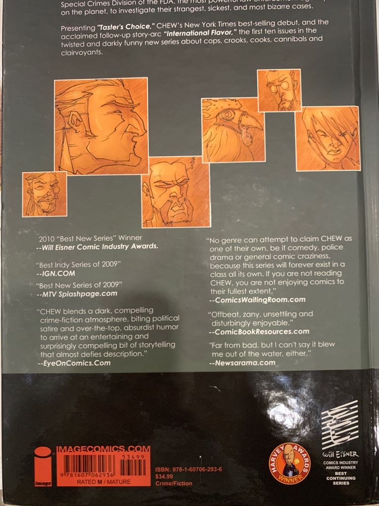 Chew: The Omnivore Edition - Image Comics (1 - Aug 2010) comic book collectible [Barcode 9781607062936] - Main Image 2