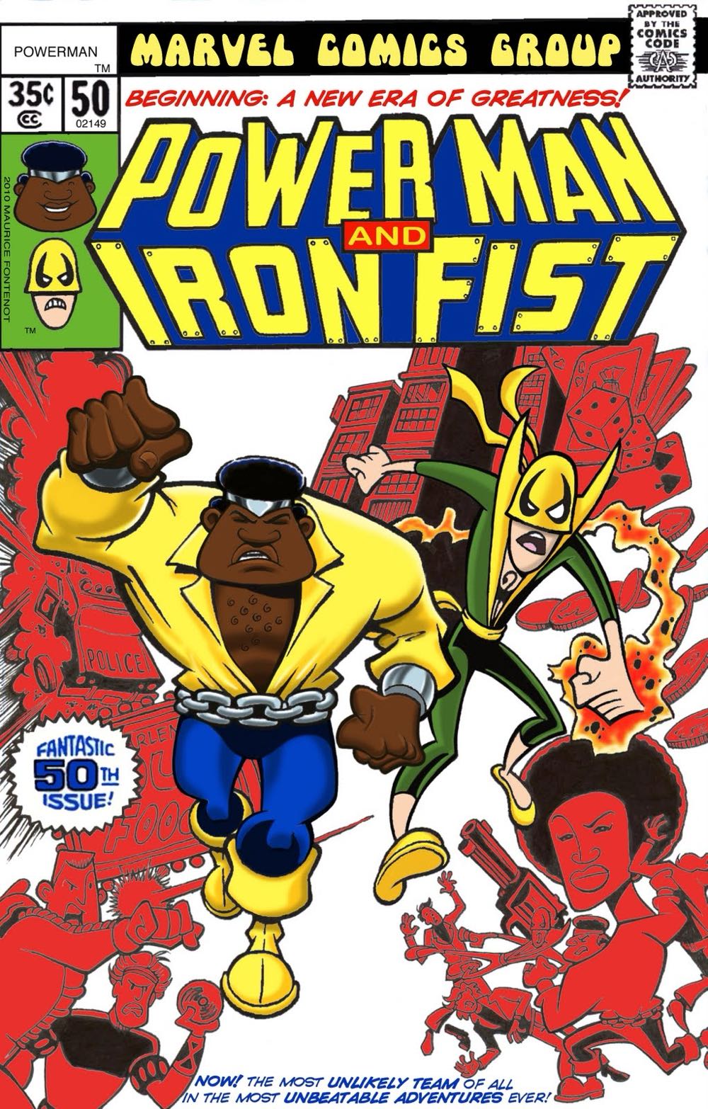 Power Man and Iron Fist - Marvel Comics Group (50 - Apr 1978) comic book collectible [Barcode 071486021490] - Main Image 3