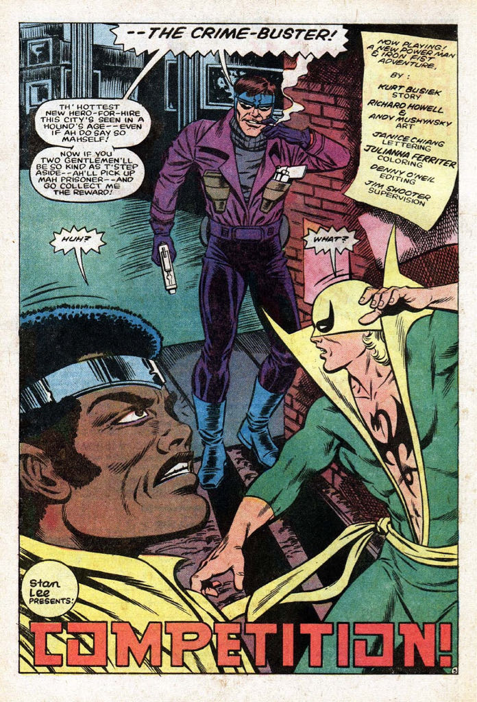 Power Man And Iron Fist - Marvel Comics (105 - May 1984) comic book collectible [Barcode 759606074198] - Main Image 2