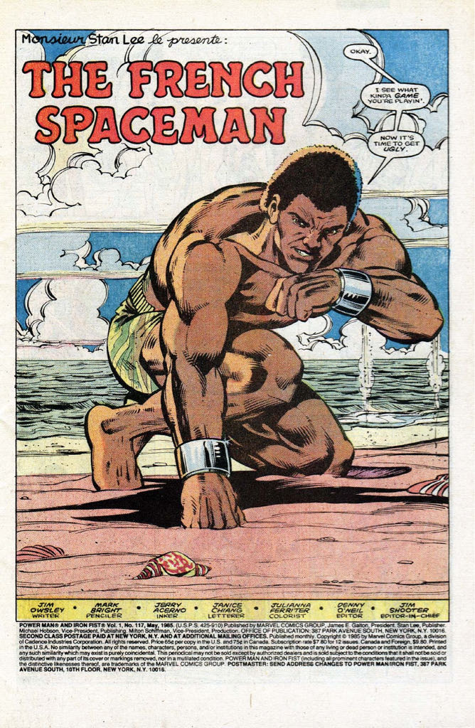 Power Man And Iron Fist - Marvel Comics (117 - May 1985) comic book collectible [Barcode 071486021490] - Main Image 2