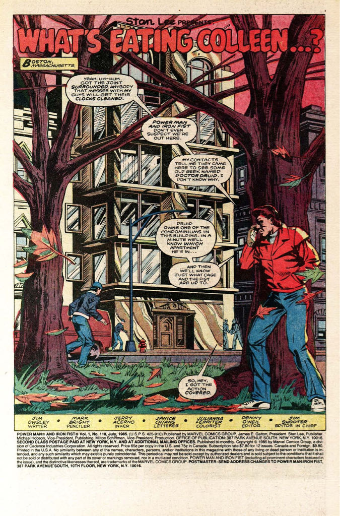 Power Man And Iron Fist - Marvel Comics (118 - Jul 1985) comic book collectible [Barcode 071486021490] - Main Image 2