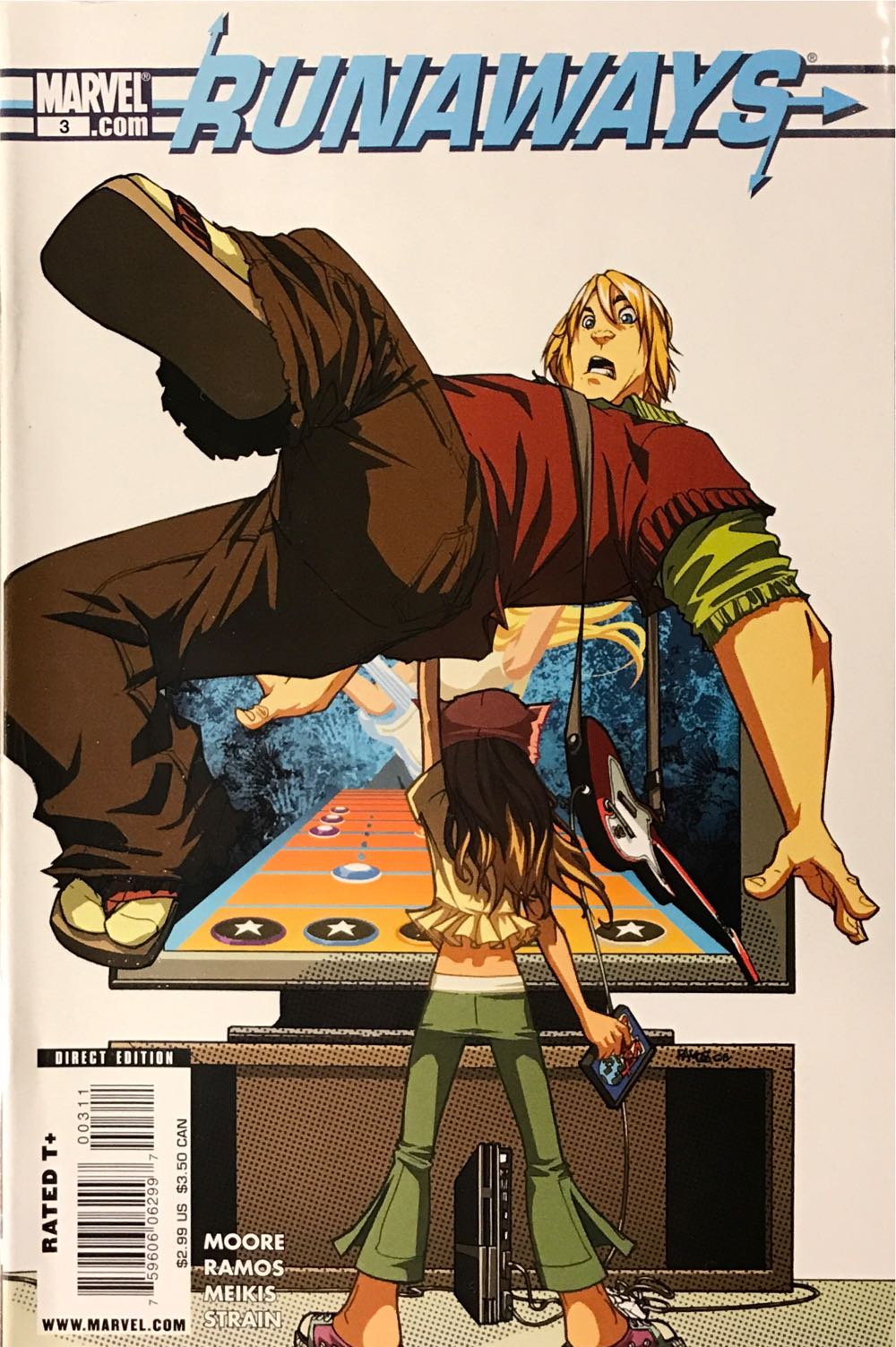 Runaways - Marvel (3 - Oct 2008) comic book collectible [Barcode 75960606299700311] - Main Image 2