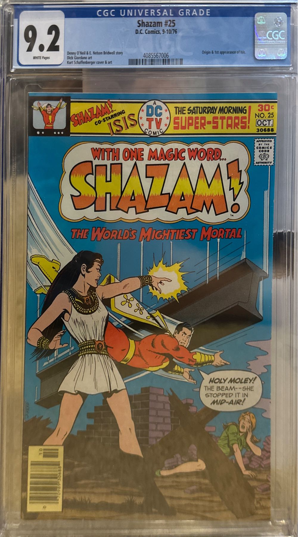 Shazam - DC Comics - 9.2 (25 - Sep 1976) comic book collectible [Barcode 070989306882] - Main Image 2