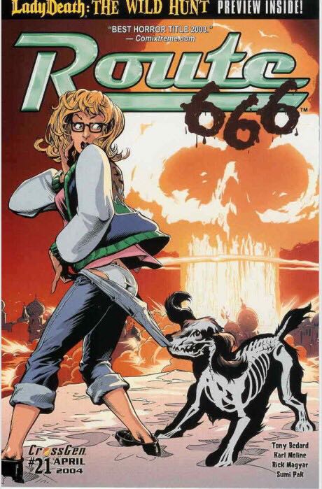 Route 666 - CrossGen (21 - 04/2004) comic book collectible [Barcode 80015598137302111] - Main Image 1