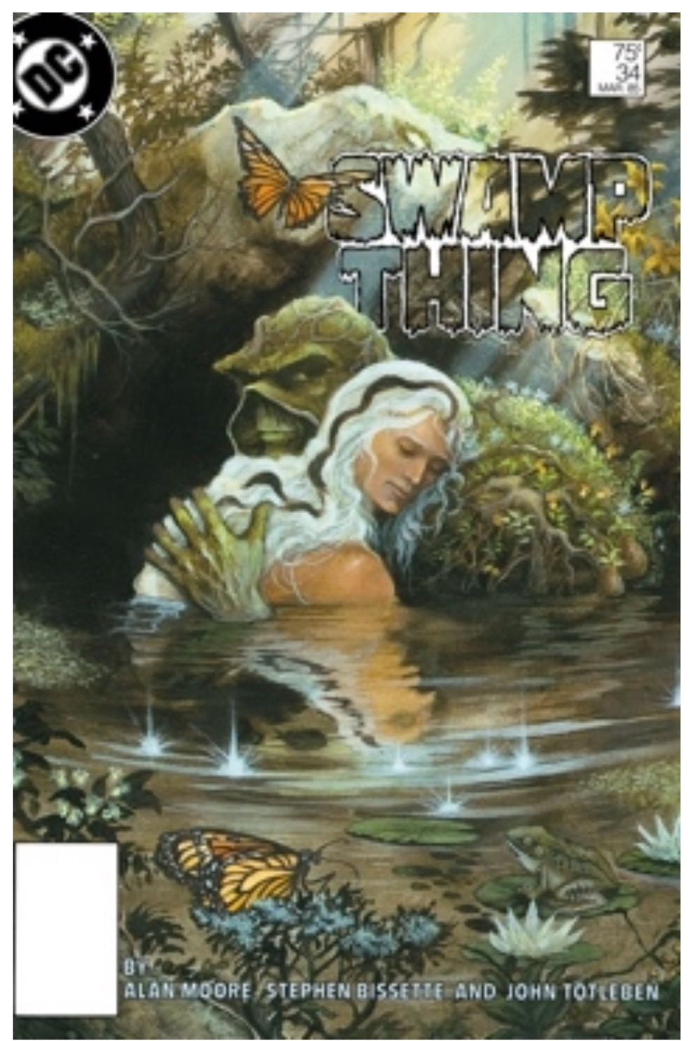 Saga Of The Swamp Thing #34 - DC (Detective Comics) (34) comic book collectible [Barcode 8522174562266] - Main Image 2