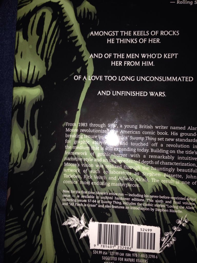 Saga Of The Swamp Thing Book 6 - DC (6) comic book collectible [Barcode 978093028922551999] - Main Image 2