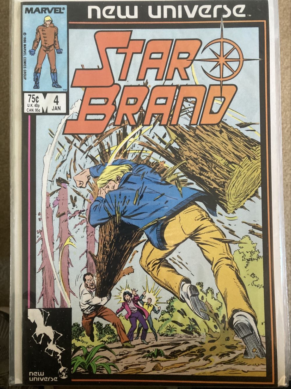 Star Brand - Marvel (4 - Jan 1987) comic book collectible [Barcode 75965938] - Main Image 2