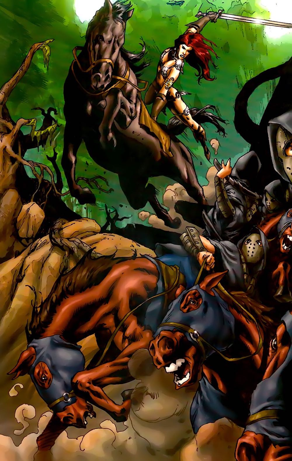 Queen Sonja - Dynamite Entertainment (1 - Oct 2009) comic book collectible [Barcode 725130127488] - Main Image 4