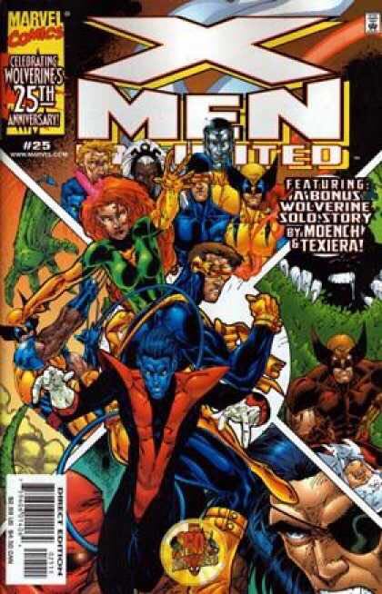 X-Men Unlimited - Marvel (25 - Dec 1999) comic book collectible [Barcode 759606014064] - Main Image 1
