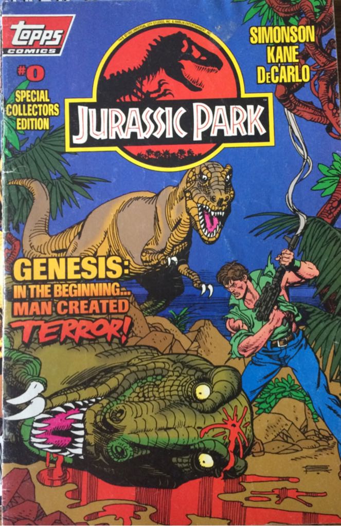 Jurassic Park - Topps Comics, Inc. (0 - 11/1993) comic book collectible [Barcode 827714001679] - Main Image 2