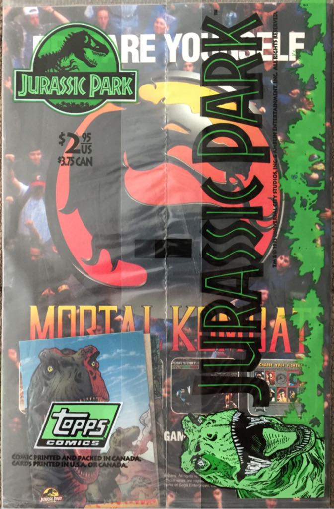 Jurassic Park - Topps Comics (3 - Aug 1993) comic book collectible - Main Image 2