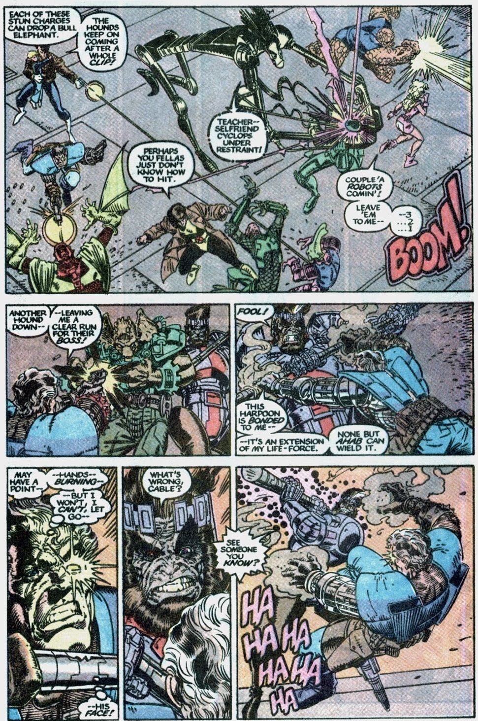 Uncanny X-Men Annual - Marvel (14 - Jul 1990) comic book collectible [Barcode 75960605991100111] - Main Image 4