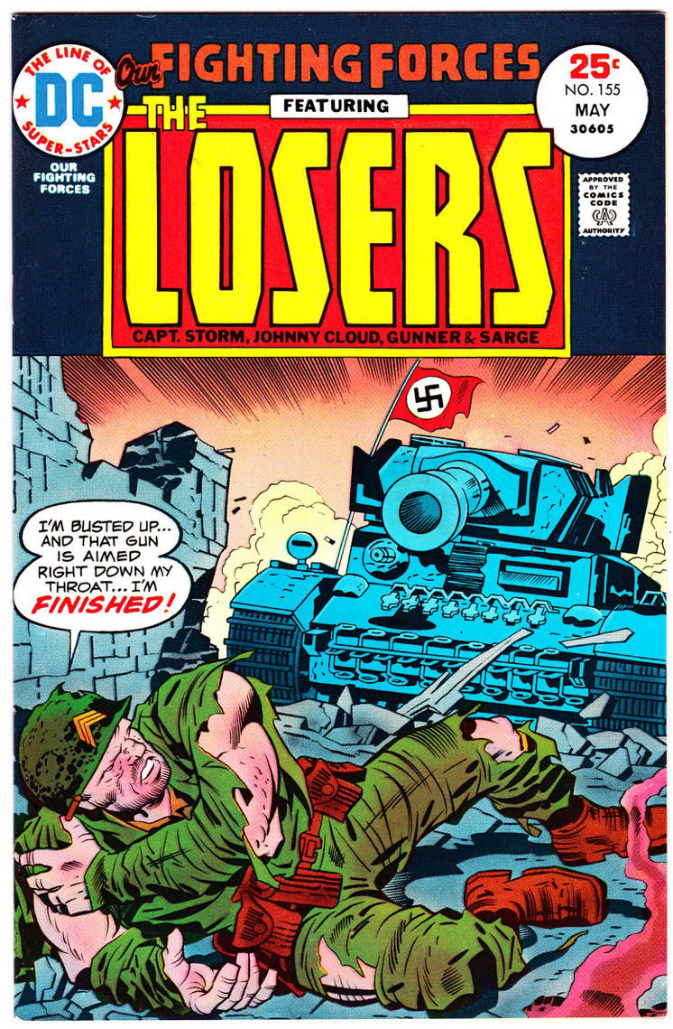 Our Fighting Forces - DC (Detective Comics) (155 - May 1975) comic book collectible [Barcode 761941296562] - Main Image 2