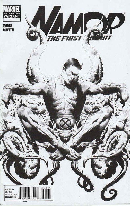 Namor: The First Mutant - Marvel (1 - Oct 2010) comic book collectible [Barcode 75960607410500111] - Main Image 2