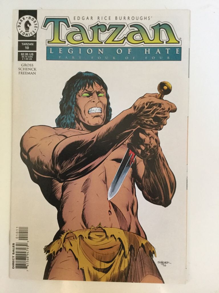 Tarzan - Dark Horse Comics (10 - 04/1997) comic book collectible [Barcode 761568947939] - Main Image 1
