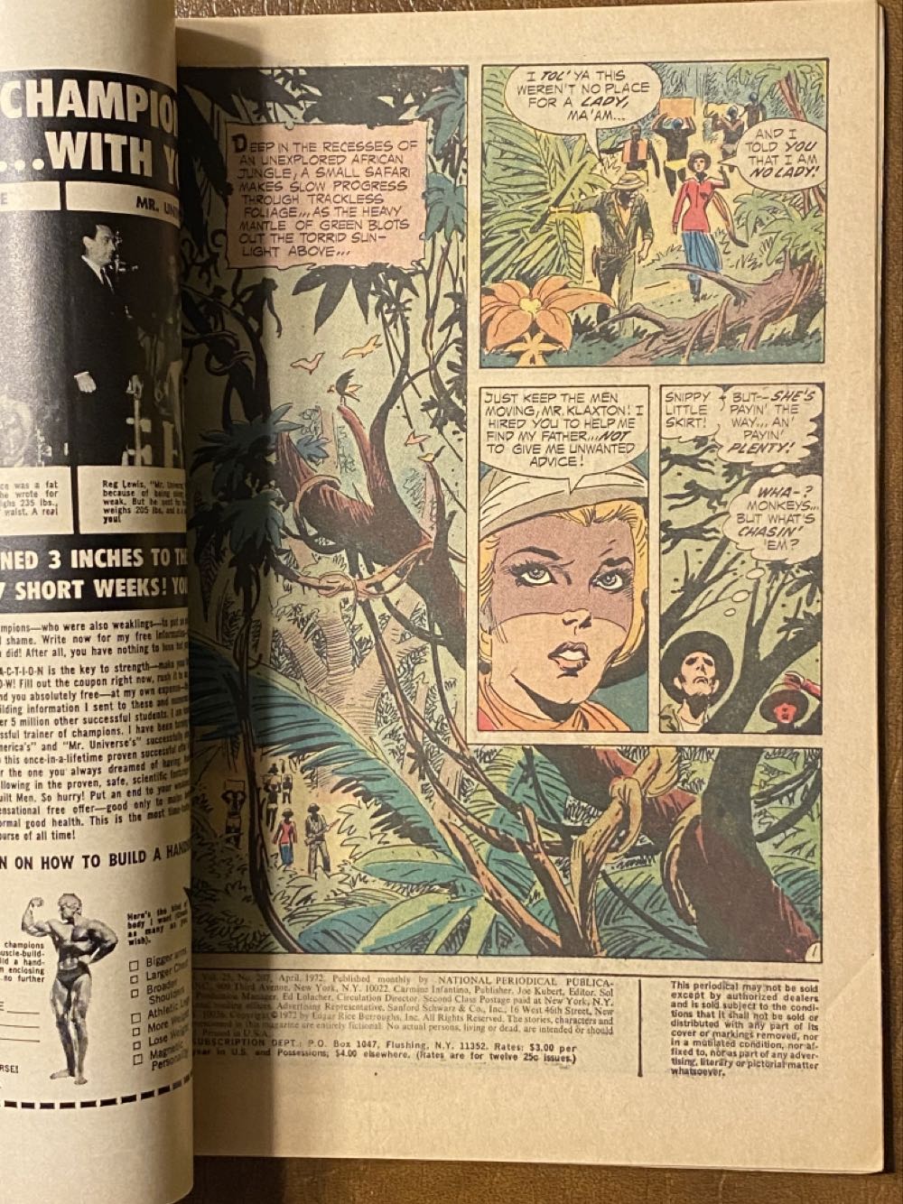 Tarzan 207 - DC Comics (207 - 04/1972) comic book collectible - Main Image 2