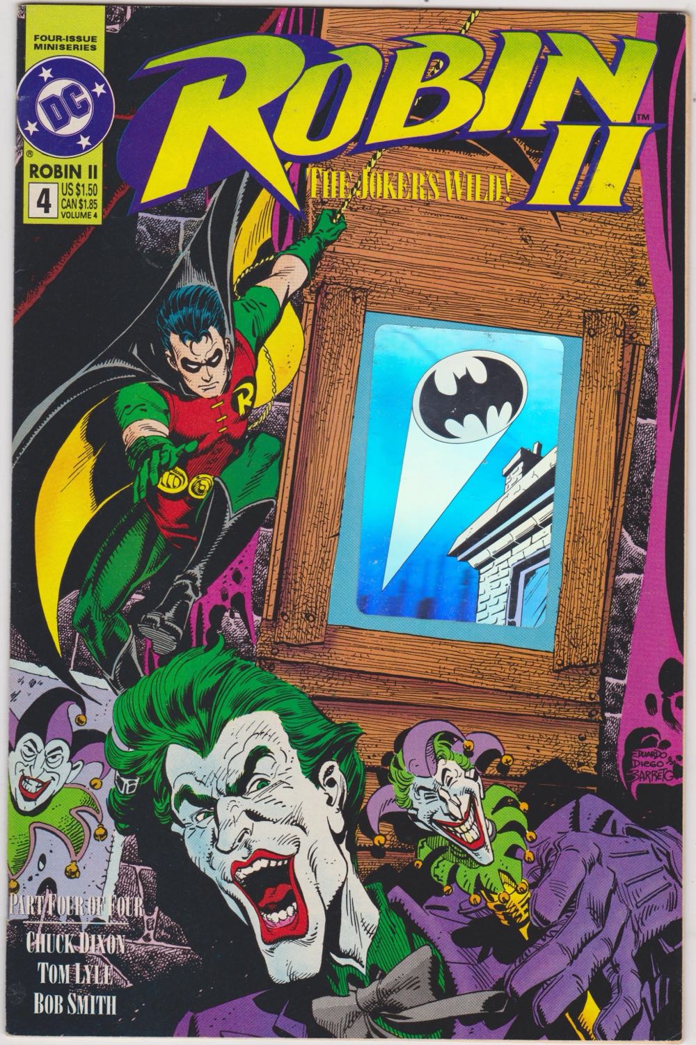 Robin II: The Joker’s Wild - DC Comics (4 - Feb 1992) comic book collectible [Barcode 9701185] - Main Image 2