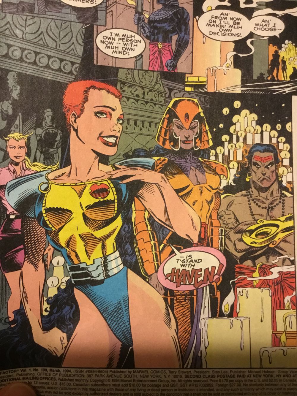 X-Factor - Marvel Comics (100 - Mar 1994) comic book collectible [Barcode 725274021451] - Main Image 4