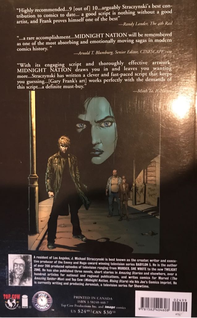 Midnight Nation  comic book collectible [Barcode 978158240460802499] - Main Image 2