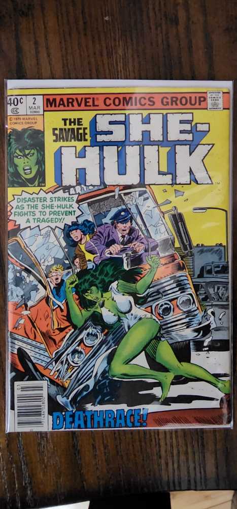 The Savage She-Hulk - Marvel Comics (2 - Mar 1980) comic book collectible [Barcode 071486028000] - Main Image 2