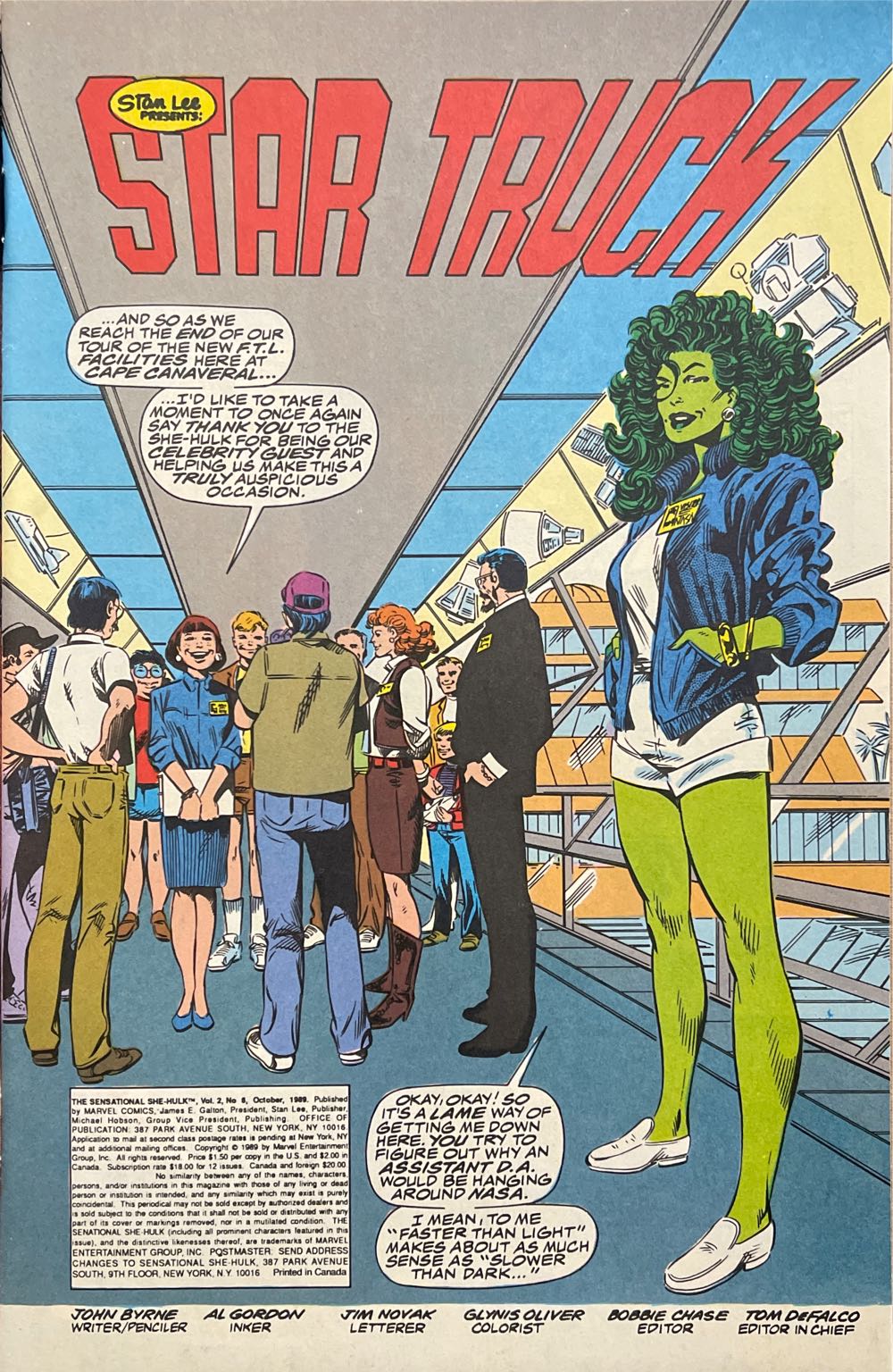 Sensational She-Hulk, The V2 - Marvel Comics (6 - Oct 1989) comic book collectible [Barcode 024885211900] - Main Image 2