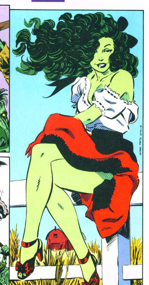 The Sensational She-Hulk Vol 1 - Marvel Comics (16 - Jun 1990) comic book collectible [Barcode 024885211900] - Main Image 2