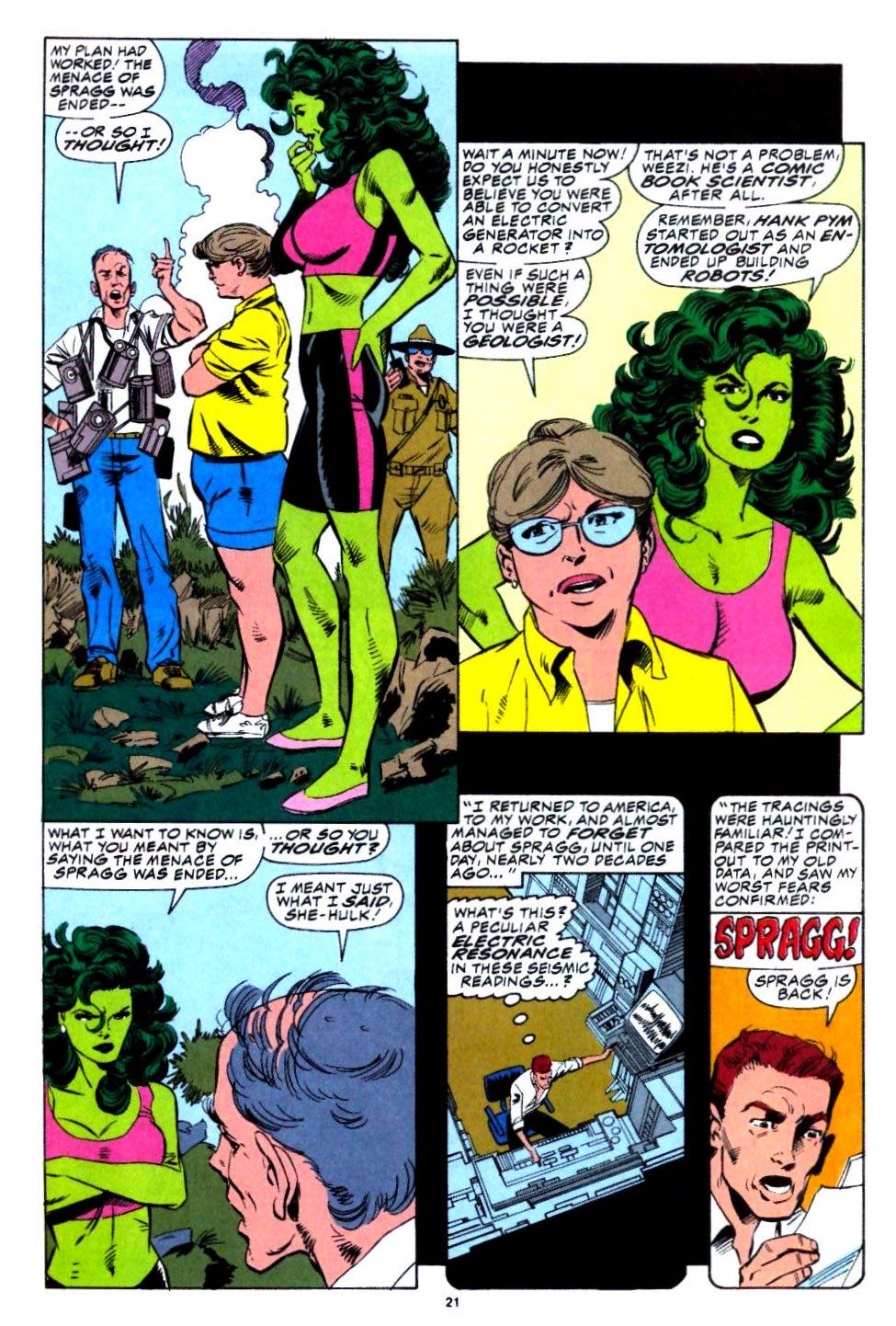 Sensational She-Hulk, The - Marvel Comics (17 - Jul 1990) comic book collectible [Barcode 024885211900] - Main Image 3