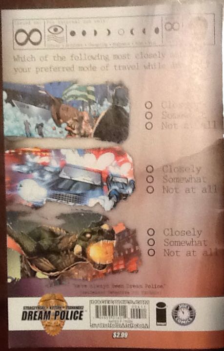 Dream Police - Image Comics (6 - 03/2015) comic book collectible - Main Image 2