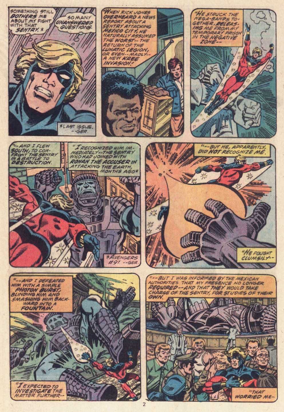 Captain Marvel (vol 1) - Marvel Comics Group (48 - 01/1977) comic book collectible [Barcode 071486024606] - Main Image 2
