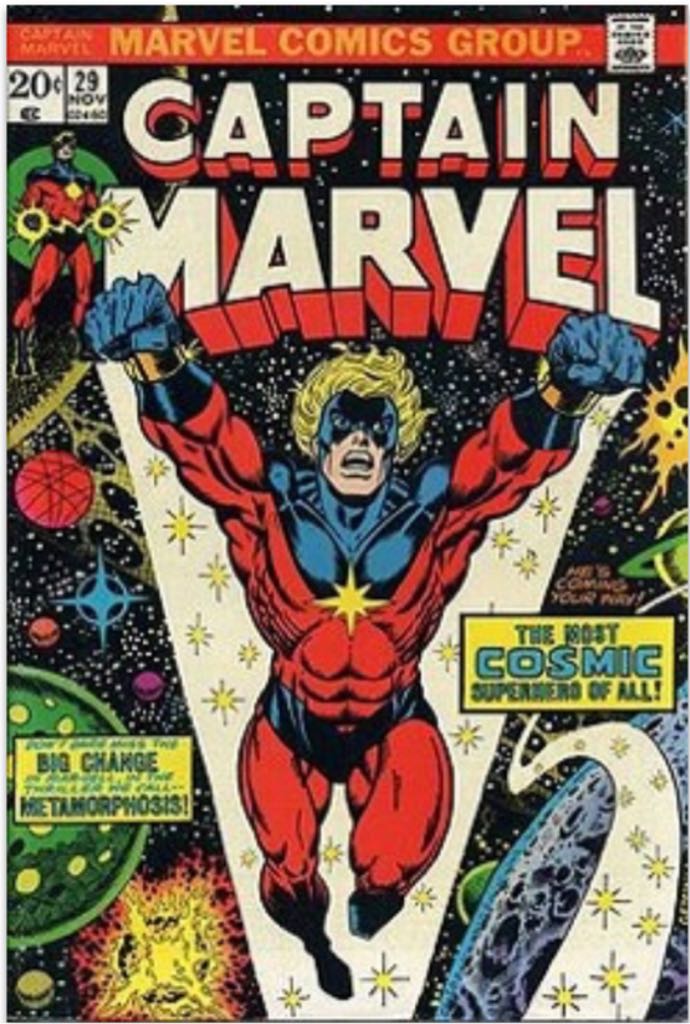Captain Marvel - Marvel Comics Group (29 - Nov 1973) comic book collectible [Barcode 071486024606] - Main Image 2