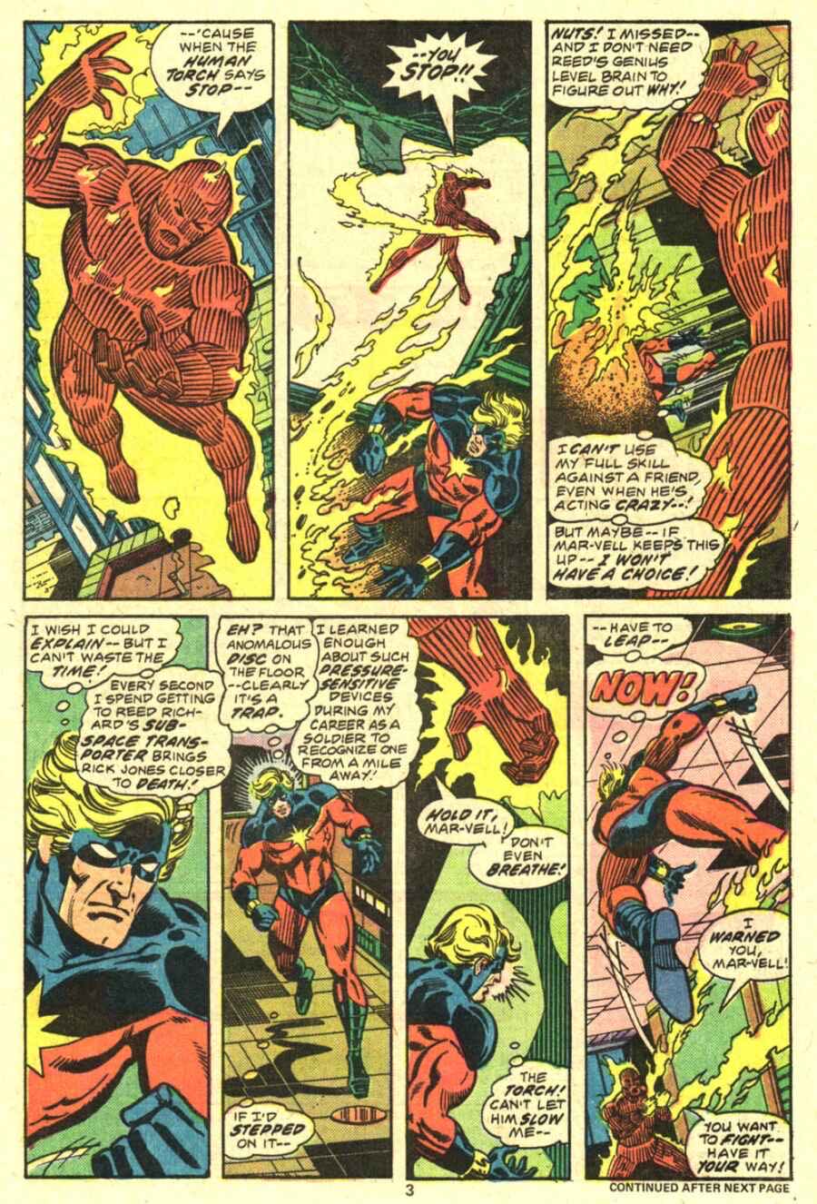 Captain Marvel - Marvel Comics (47 - Nov 1976) comic book collectible [Barcode 071486024606] - Main Image 2