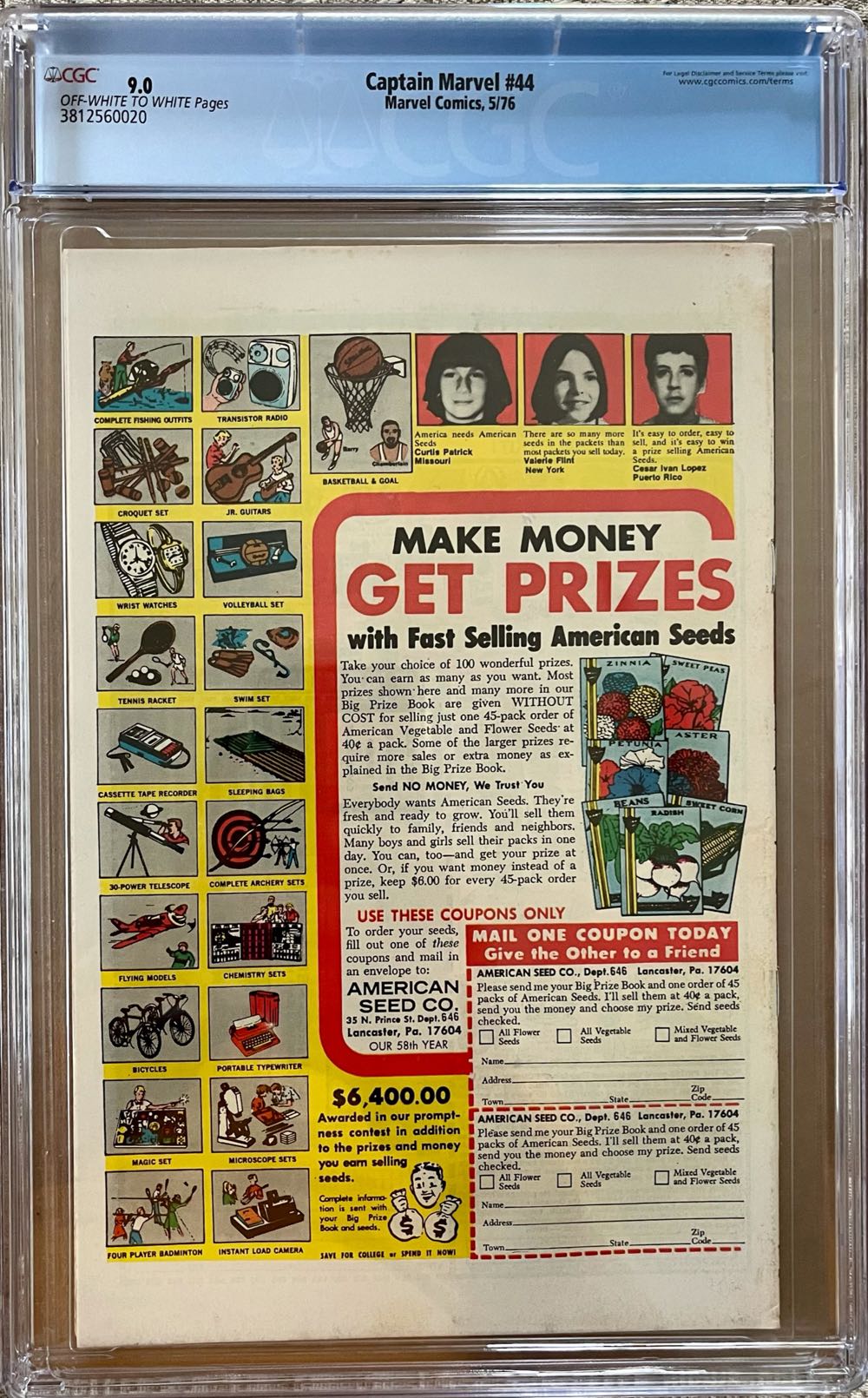 Captain Marvel Vol 1 - Marvel Comics (44 - May 1976) comic book collectible - Main Image 2