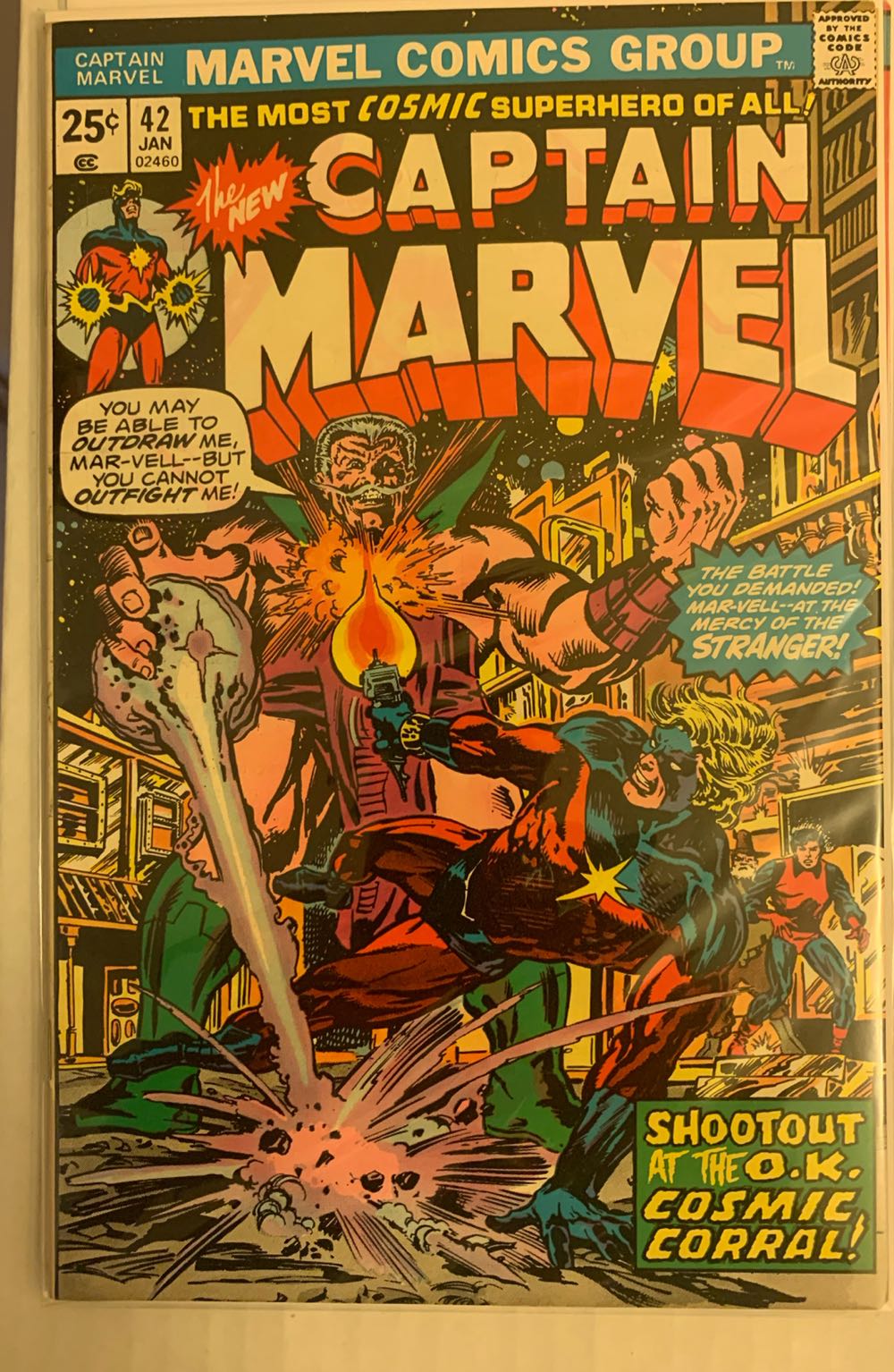 Captain Marvel - Marvel Comics Group (42 - Jan 1978) comic book collectible [Barcode 071486024606] - Main Image 2