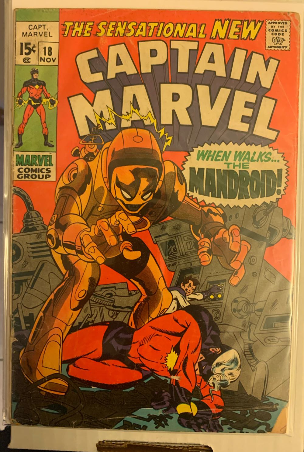 Captain Marvel✅ - Marvel Comics (18 - Nov 1969) comic book collectible - Main Image 2