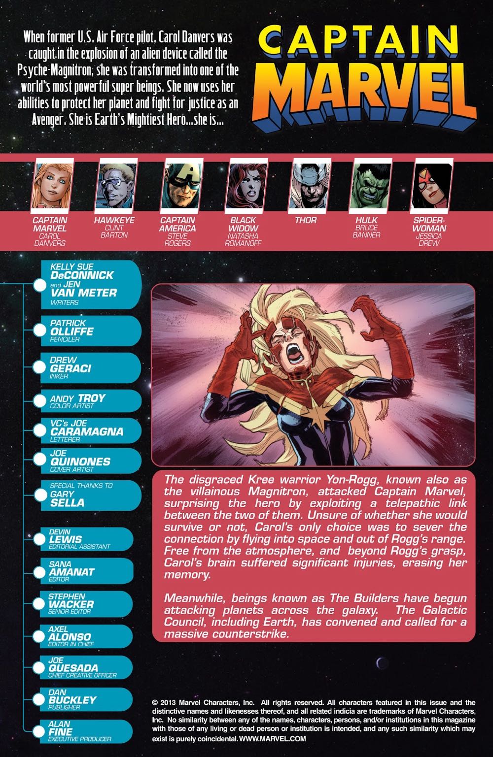 Captain Marvel Vol. 8 - Marvel Comics (15 - Oct 2015) comic book collectible [Barcode 000000000] - Main Image 2