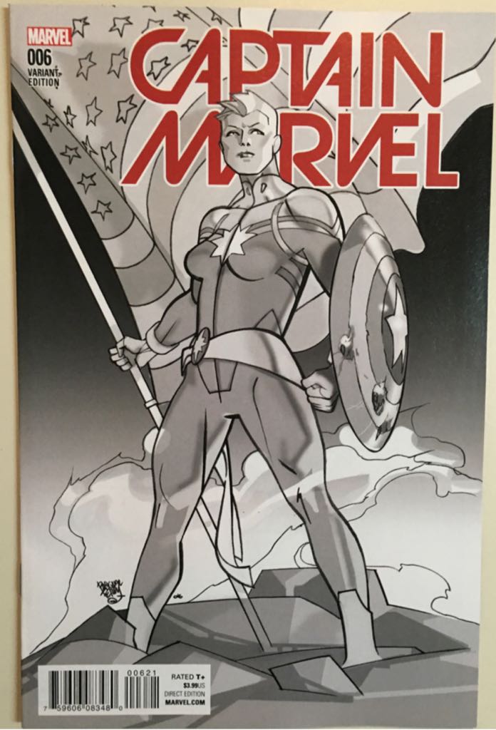 Captain Marvel - Marvel (6 - Aug 2016) comic book collectible [Barcode 75960608348000621] - Main Image 1