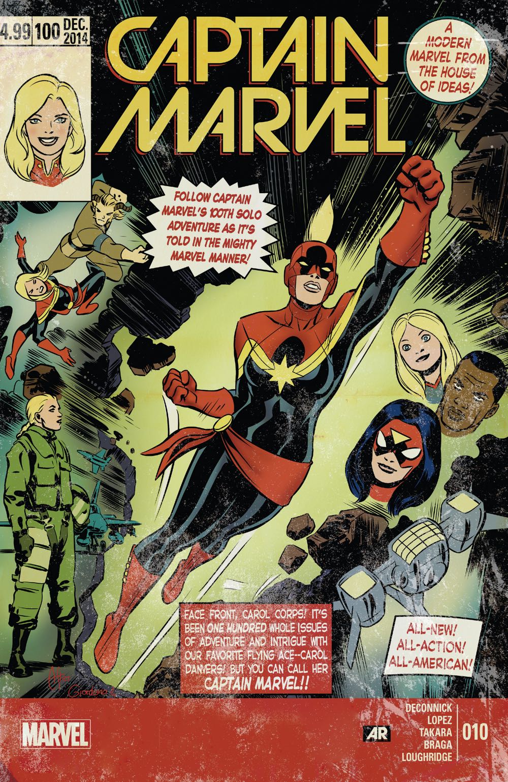Captain Marvel (Vol. 8) - Marvel Comics (10 - Feb 2015) comic book collectible [Barcode 75960607990201011] - Main Image 2