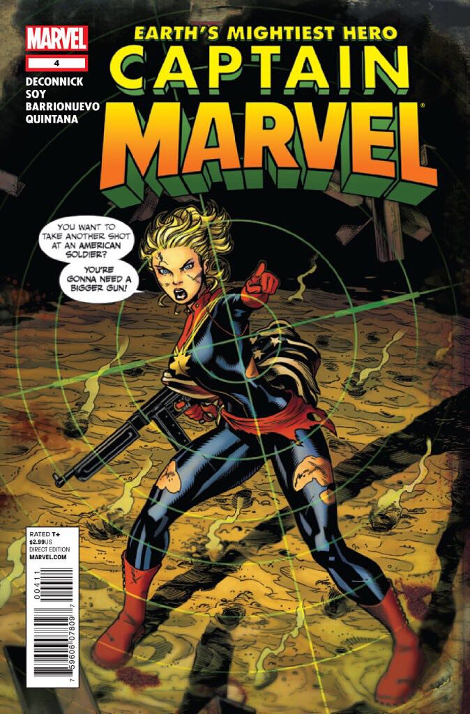 Captain Marvel - Marvel Comics (4 - Oct 2012) comic book collectible [Barcode 75960607809700411] - Main Image 1