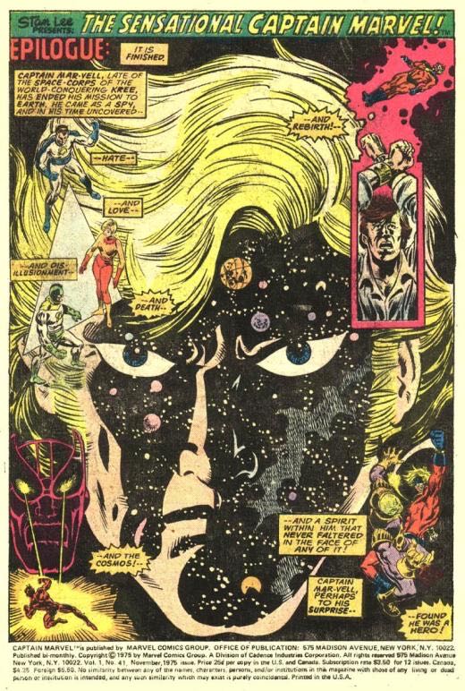 Captain Marvel - Marvel Comics (41 - Nov 1975) comic book collectible - Main Image 3