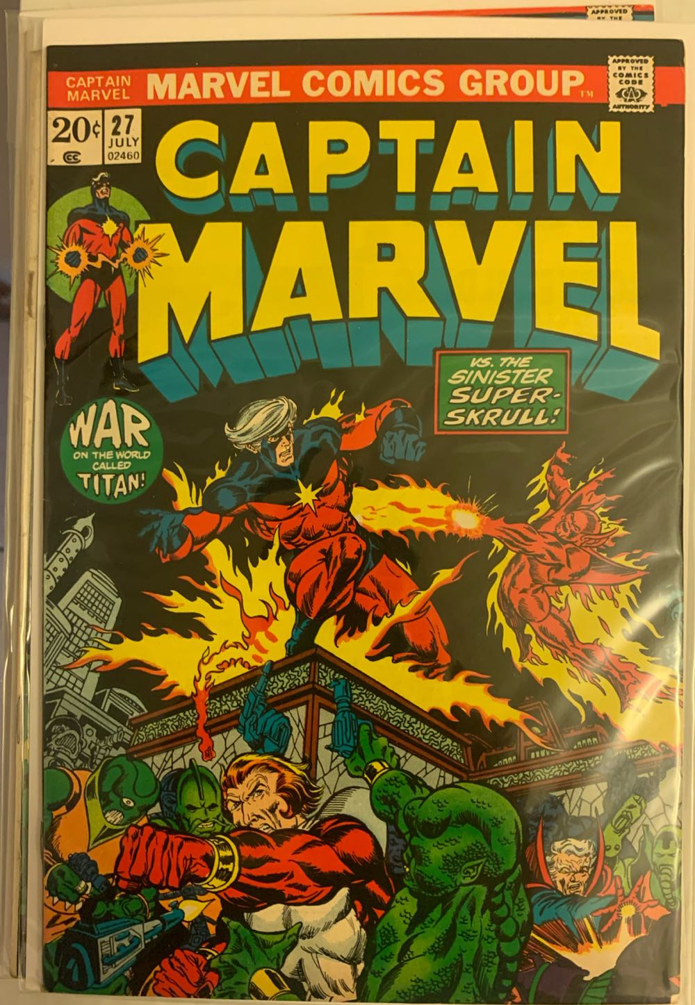 Captain Marvel 27 - Marvel Comics* (27 - Jul 1973) comic book collectible - Main Image 3