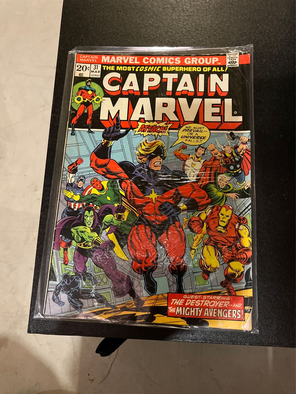 Captain Marvel - Marvel Comics Group (31 - 03/1974) comic book collectible - Main Image 2