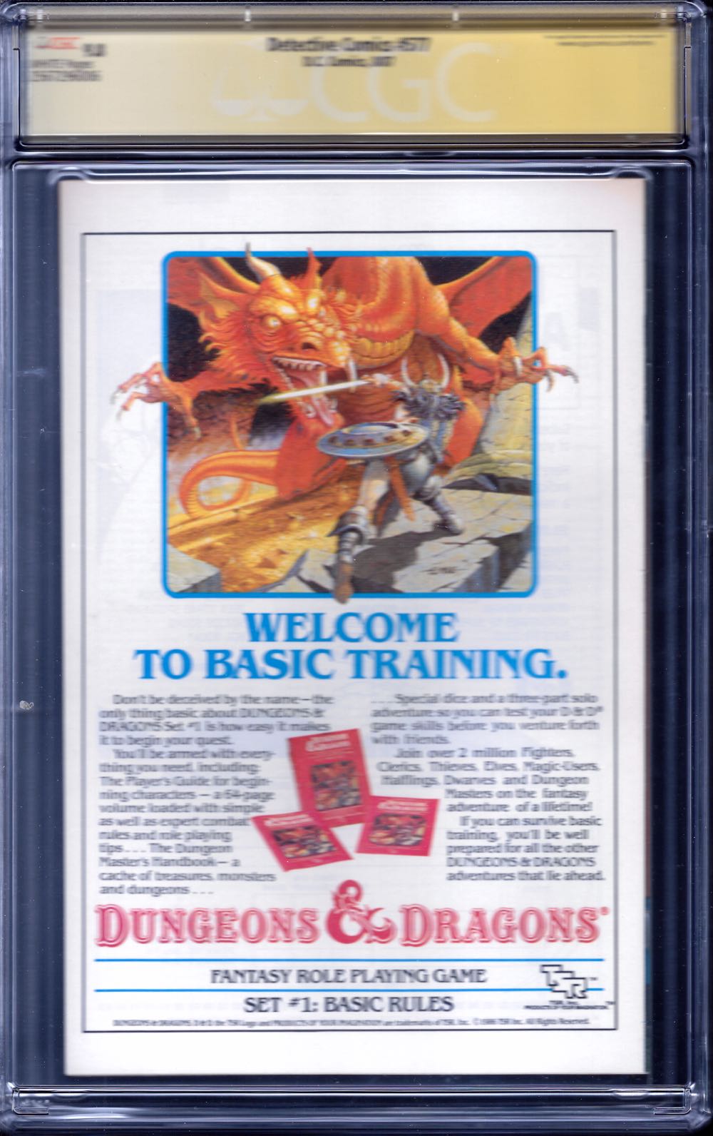 Detective Comics - DC Comics (577 - Sep 1987) comic book collectible - Main Image 3