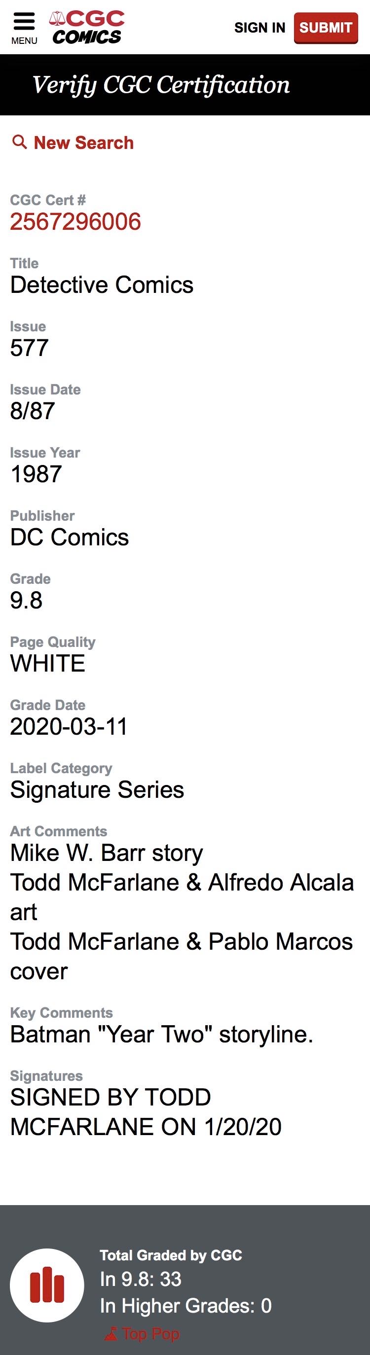 Detective Comics - DC Comics (577 - Sep 1987) comic book collectible - Main Image 4