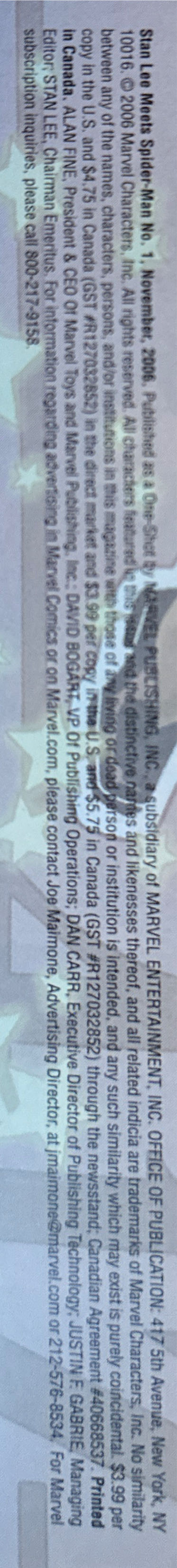 Stan Lee Meets Spider-Man - Marvel (1 - Nov 2006) comic book collectible [Barcode 75960605890700111] - Main Image 3