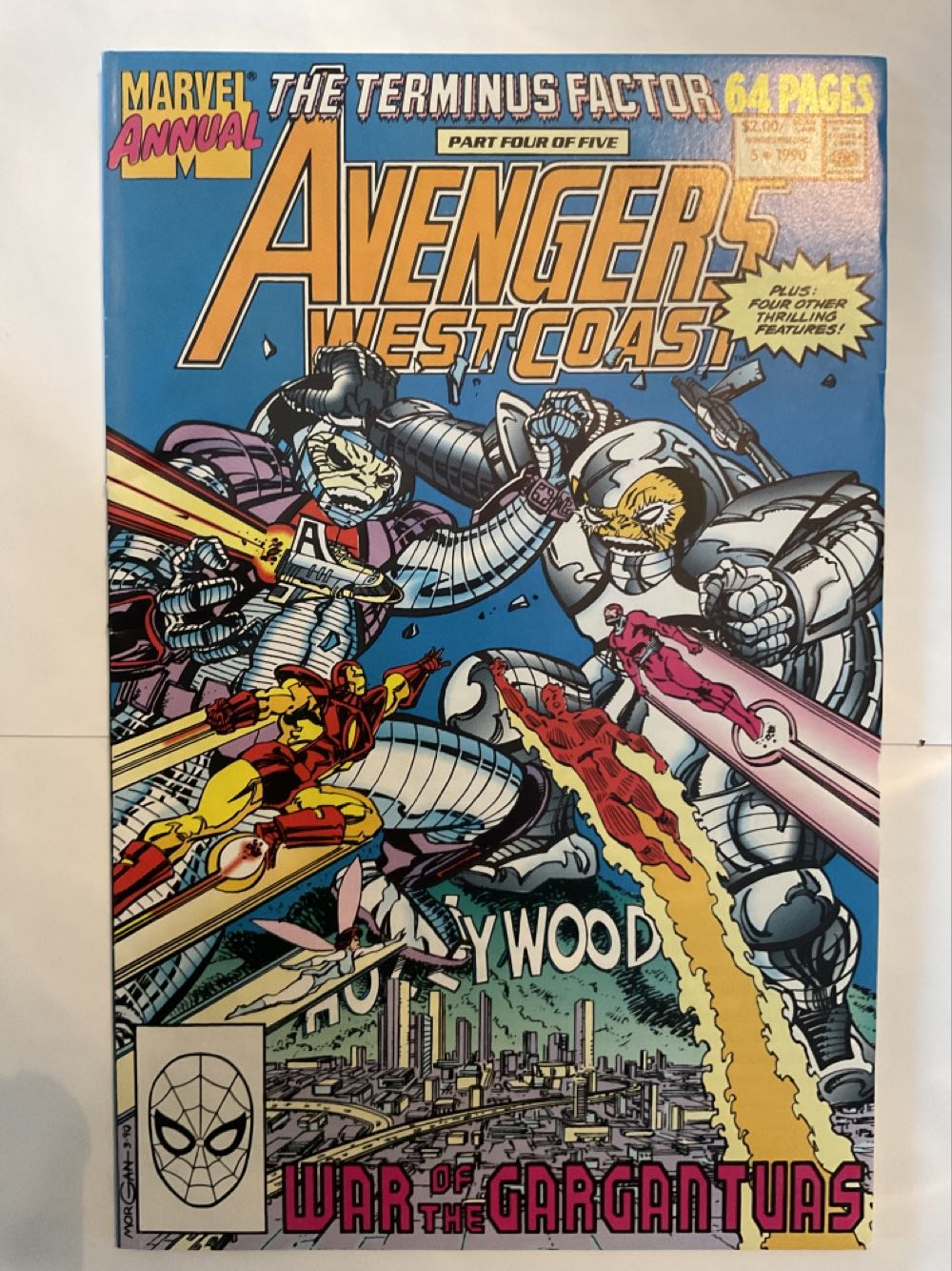Avengers West Coast Annual - Marvel (5 - Jan 1990) comic book collectible [Barcode 071486026501] - Main Image 2