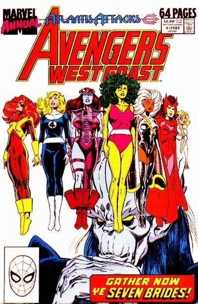 Avengers West Coast Annual - Marvel Comics (6 - 01/1991) comic book collectible [Barcode 071486026501] - Main Image 3