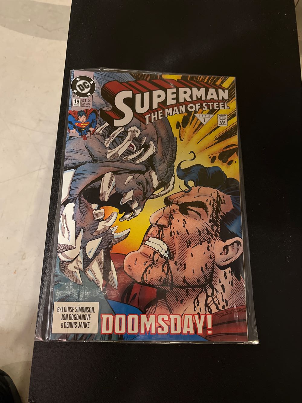 Superman: The Man Of Steel - DC Comics (19 - Jan 1993) comic book collectible [Barcode 070992308019] - Main Image 4